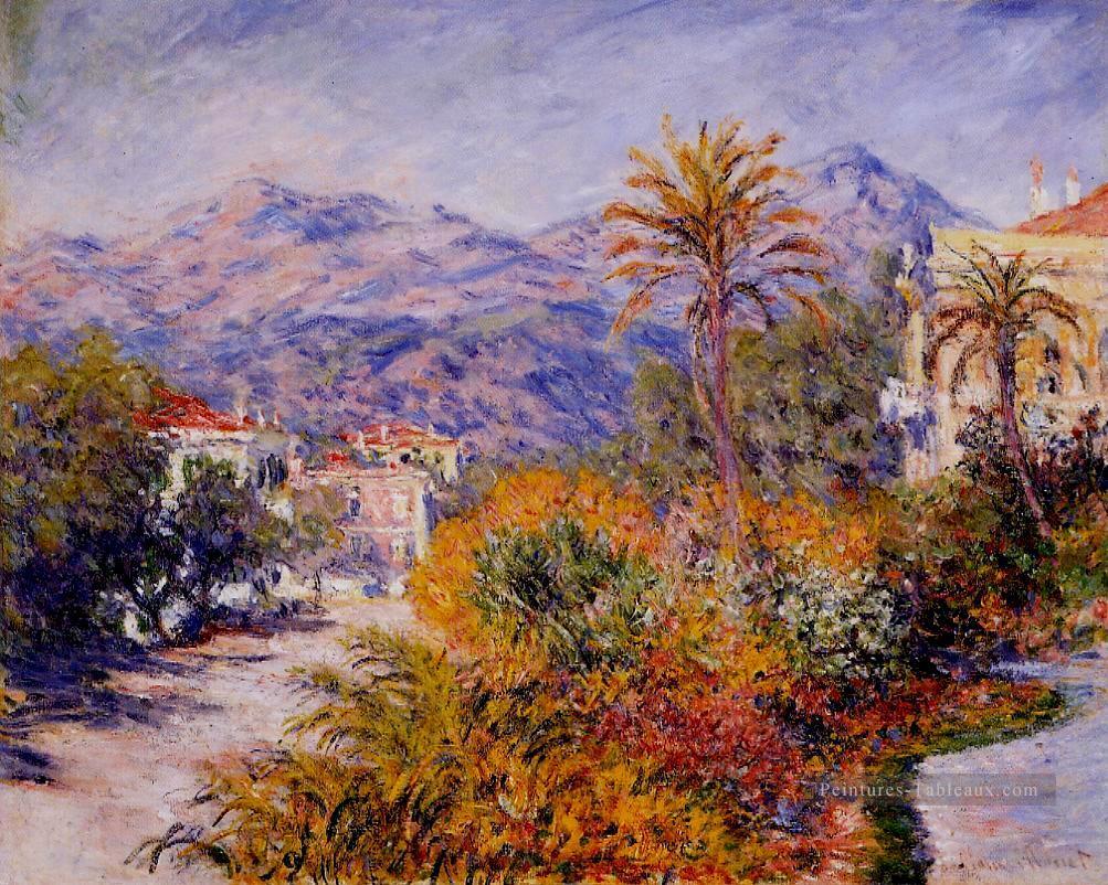 Strada Romada à Bordighera Claude Monet Peintures à l'huile